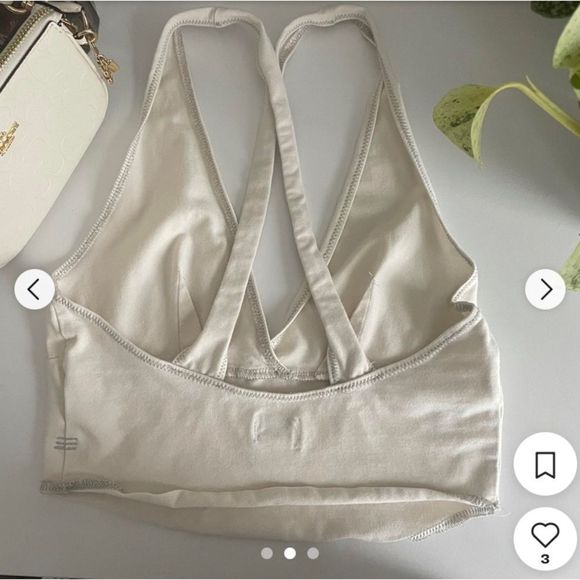 BDG Berth Strappy Bra in Cream - Picture 7 of 9